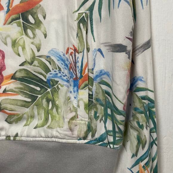 Faherty Dockside Reversible Bomber Jacket In Primrose Size Large - Picture 7 of 13